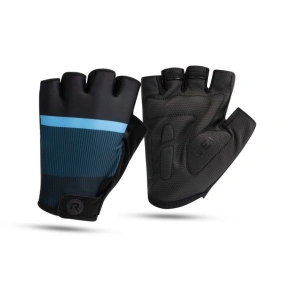 Rogelli rękawiczki HERO II czarno-niebieskie 2XL