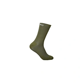 Skarpety rowerowe POC Lithe Mtb Sock Mid zielony Skarpety rowerowe POC Lithe Mtb Sock Mid zielony
