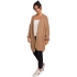 Sweter damski Plus Size BK037 - Karmelowy - BeWear