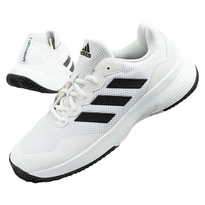 Adidas buty sportowe GameCourt 2 tenis ziemny obuwie na kort białe