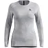Bluza termoaktywna damska Odlo Active Warm X Pow BL Top Crew Neck L/S - silver grey rozmiar: m