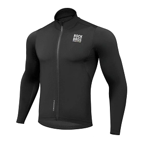 Bluza rowerowa Rockbros TLWT001 ROAD TO SKY wiatroszczelna ocieplana L - czarna Bluza rowerowa Rockbros TLWT001 ROAD TO SKY wiatroszczelna ocieplana L - czarna
