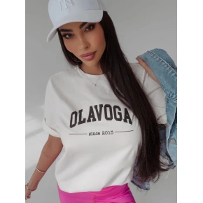 Koszulka damska 277111 ecru - Ola Voga