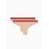 Stringi damskie 2PACK 163333 3F235 03050 nude - Emporio Armani