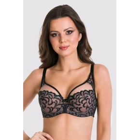 Biustonosz damski ROMA 19178 Czarny - Mediolano