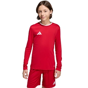 Adidas Entrada 26 koszulka dziecięca z długim rękawem czerwona KF5878