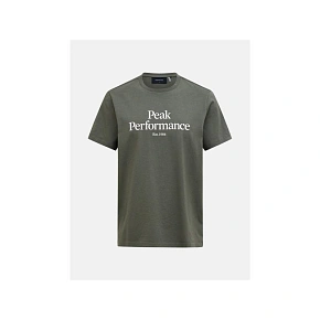 Koszulka męska PEAK PERFORMANCE M Original Tee kolor zielony pánské
