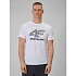 T-shirt regular z nadrukiem męski 4F 4FRAW25TTSHM3611-10S