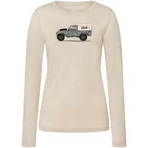 Longsleeve damski SUPER.NATURAL W DOG EXCURSION LS beżowy