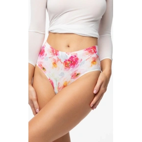 Majtki Peony Simple Brasil Maxi biało-czerwone - Julimex