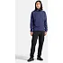 Bluza z kapturem Odlo Mid layer hoody CUBIC niebieska