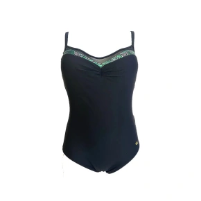 Jednoczęściowy strój kąpielowy S802H20 czarny - Self