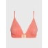 Góra od bikini damska KW0KW01974 SM9 Coral - Calvin Klein