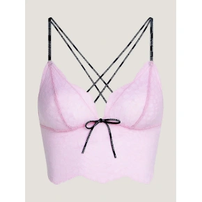 Top damski UW0UW04683 TOB sv. różowy - Tommy Hilfiger