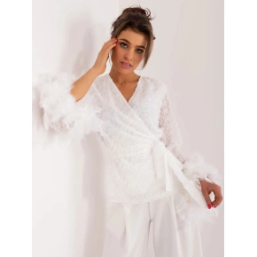 Bluzka damska LK BZ 509522 1.20 biały - Lakerta