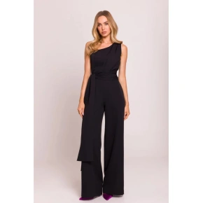 Dámský overal na jedno rameno se šerpou M845 Černá - MOE