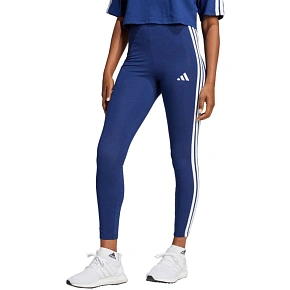 Legginsy damskie adidas Essentials 3-Stripes Cotton ciemnoniebieskie JE0067 dámské Legginsy damskie adidas Essentials 3-Stripes Cotton ciemnoniebieskie JE0067 dámské