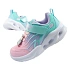 Skechers buty sportowe dziecięce Color Breeze LED dla dziewczynki turkusowe