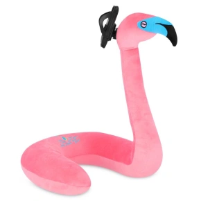 Zagłówek turystyczny z uchwytem na smartfon flamingo SERPENTE - Spokey Zagłówek turystyczny z uchwytem na smartfon flamingo SERPENTE - Spokey