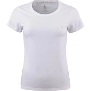 T-shirt damski 2szt QS6442E 100 biały - Calvin Klein