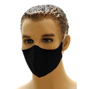 Dwuwarstwowy drapowany czarny - Vestis