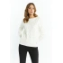 Sweter damski SWE2640-000 ecru - Monnari