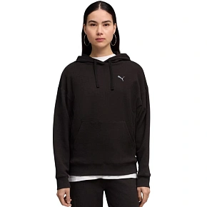Bluza damska Puma ESS Elevated Comfort Hoodie czarna 691814 01