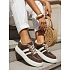 Dámské kožené tenisky ZY1392 LA351P hnědé- FashionStreet