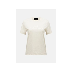 Koszulka damska PEAK PERFORMANCE W Original Tee kolor beżowy Koszulka damska PEAK PERFORMANCE W Original Tee kolor beżowy