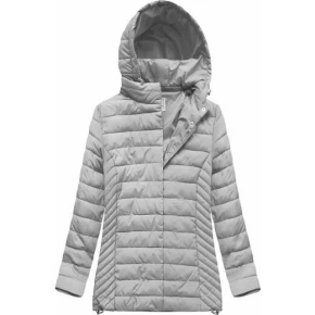 Damska kurtka pikowana z kapturem W260BIG