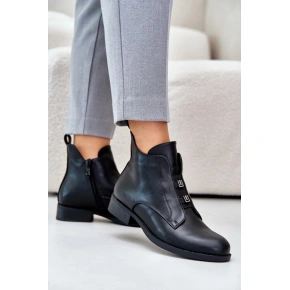 Damskie buty za kostkę HY42-716 model 202118 Black - S.Barski