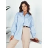 Niebiesko-biała koszula damska DY0372 - Dstreet