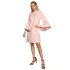 Sukienka damska M698 Pudrowy róż - MOE
