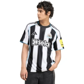 Koszulka męska adidas Newcastle United FC 25/26 Home biało-czarna JI7382 pánské