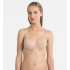Biustonosz na fiszbinach QF1436E w kolorze nude - Calvin Klein