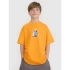 Chłopięcy t-shirt z nadrukiem 4F 4FJRSS25TTSHM2641-70S