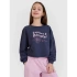 Bluza dresowa nierozpinana bez kaptura dziewczęca 4F 4FJWSS25TSWSF1483-22S