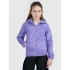 Kurtka softshell wiatroodporna membrana 5000 dziewczęca 4F 4FJRAW25TSOFF507-90A