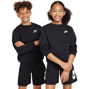 Bluza dla dzieci Nike Sportswear Club Fleece czarna FD3006 010 Bluza dla dzieci Nike Sportswear Club Fleece czarna FD3006 010