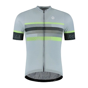 Rogelli koszulka HERO II szaro-limonkowa XL Rogelli koszulka HERO II szaro-limonkowa XL