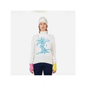 Sweter damski ROSSIGNOL W JCC LINA biały dámské Sweter damski ROSSIGNOL W JCC LINA biały dámské