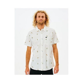 Koszula RIP CURL Hula Breach S/S Shirt biały Koszula RIP CURL Hula Breach S/S Shirt biały