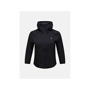 Kurtka damska PEAK PERFORMANCE W Discover Wind Jacket kolor czarny Kurtka damska PEAK PERFORMANCE W Discover Wind Jacket kolor czarny