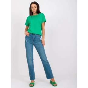 Damskie spodnie RO SP PNT N03.37 Jeans-blue - FPrice