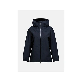 Kurtka damska PEAK PERFORMANCE W Treeline Hipe 2.5L Shell Jacket kolor czarny Kurtka damska PEAK PERFORMANCE W Treeline Hipe 2.5L Shell Jacket kolor czarny