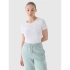 T-shirt slim z nadrukiem damski 4F 4FWMM00TTSHF1846-10S