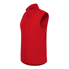 Softshell kamizelka damska Trail (czerwony)