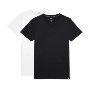 Męska koszulka z krótkim rękawem 2Pack A05428-0BVFB-E0013 - Diesel Męska koszulka z krótkim rękawem 2Pack A05428-0BVFB-E0013 - Diesel