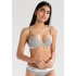 Biustonosz na fiszbinach F3784E- 020 szary - Calvin Klein