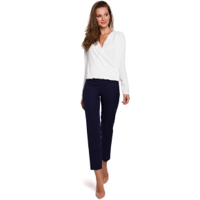 Spodnie damskie K035 tm. niebieski - Makover